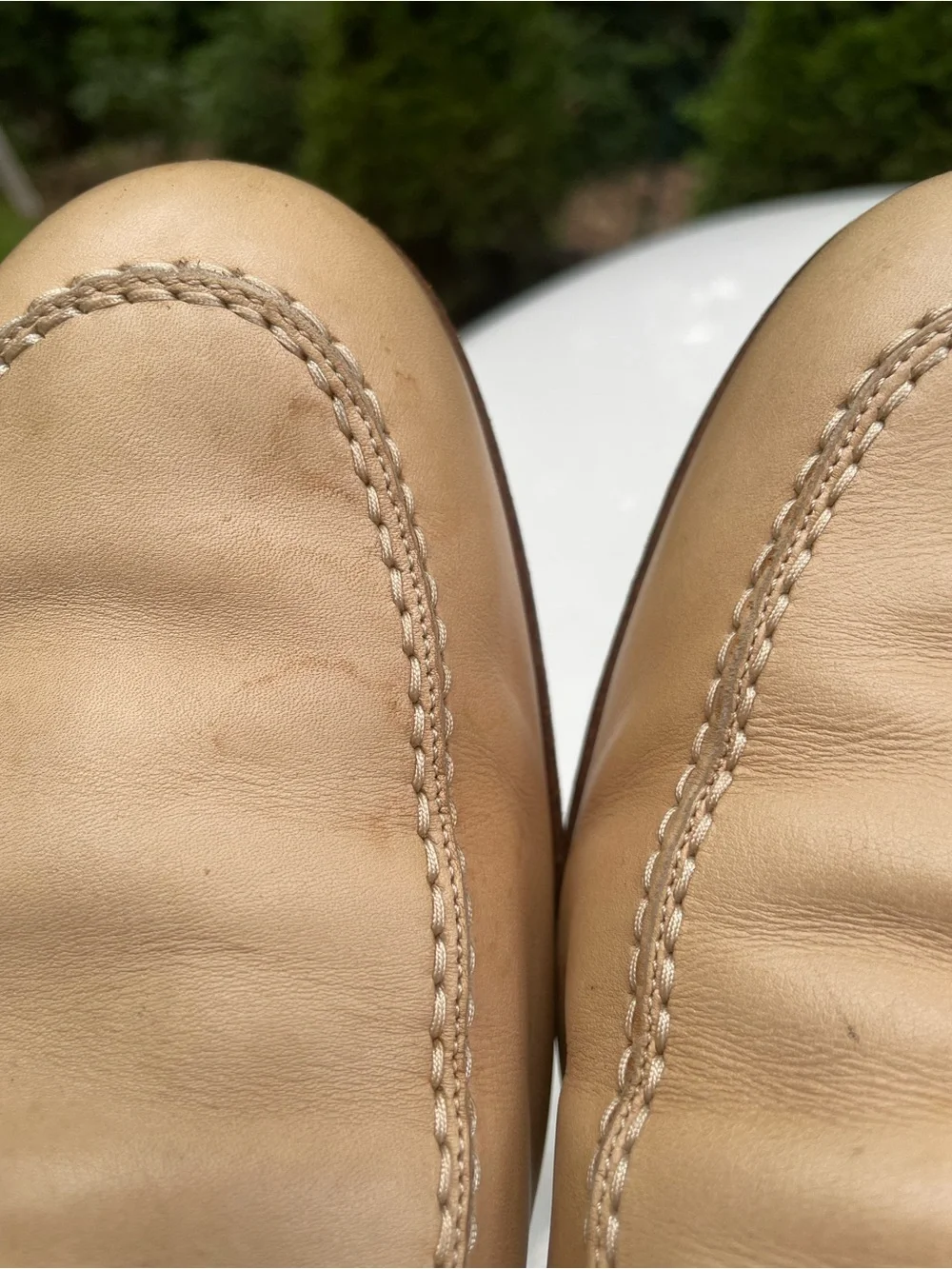 Christian Dior Vintage Mens Leather Loafers Size 13 Medium